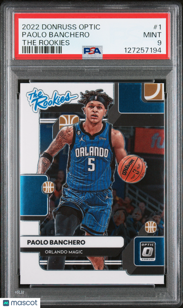 2022 Panini Donruss Optic The Rookies Paolo Banchero #1 [Base] Short Print Nicely Centered Mint Parallel/Variety Rookie
