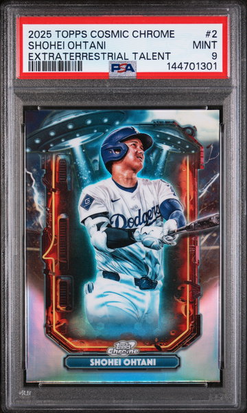 2025 Topps Cosmic Chrome Shohei Ohtani #ET-2 PSA 9