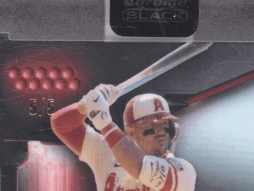 2026 Topps Chrome Black Autograph Mike Trout #CBA-MT Red /5