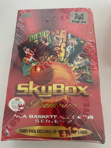 1995-96 Skybox Premium series 2 hobby box. 