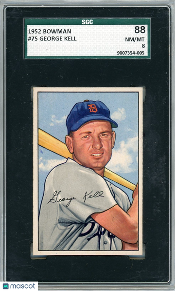 1952 Bowman George Kell #75 SGC 8