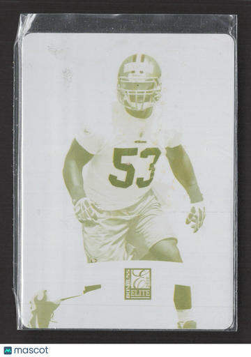 2010 Panini Donruss Elite NaVorro Bowman #172 Yellow Printing Plate /1