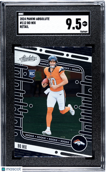 2024 Panini Absolute Bo Nix #112 Retail SGC 9.5