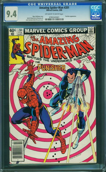 AMAZING SPIDER-MAN #201, CGC 9.4 NM