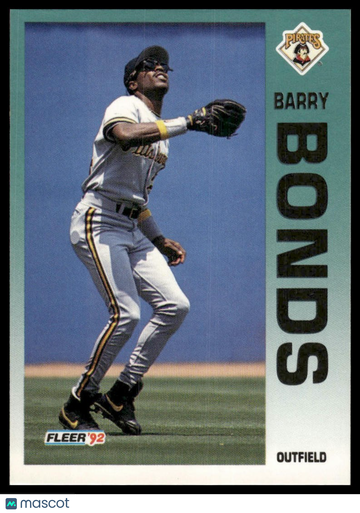 1992 Fleer Barry Bonds #550
