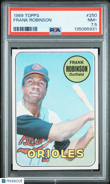 1969 Topps Frank Robinson #250 PSA 7.5