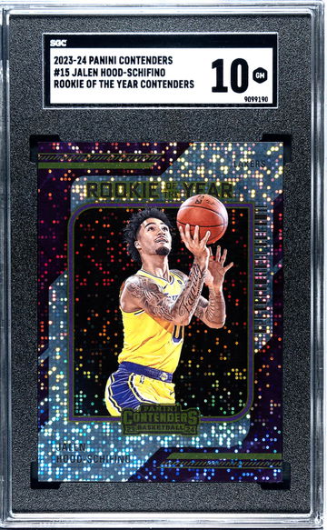 2023-24 Panini Contenders Rookie Jalen Hood-Schifino #15 SGC 10