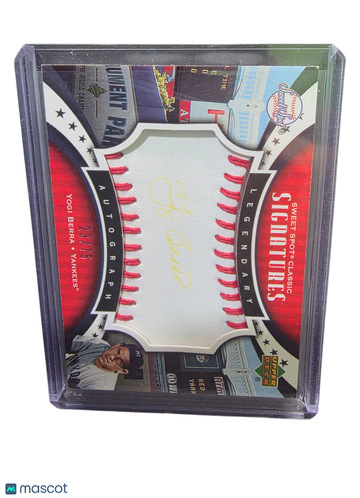 2007 Upper Deck Sweet Spot Classic Signatures Yogi Berra #SPS-YB /75