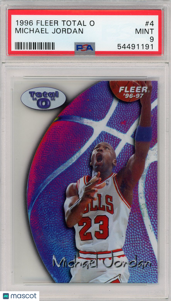 1996 Fleer Total O Michael Jordan #4 PSA 9