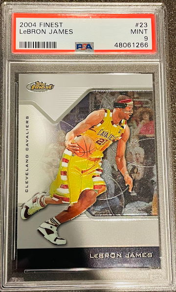 Lebron James 2004 Finest #23 PSA 9 