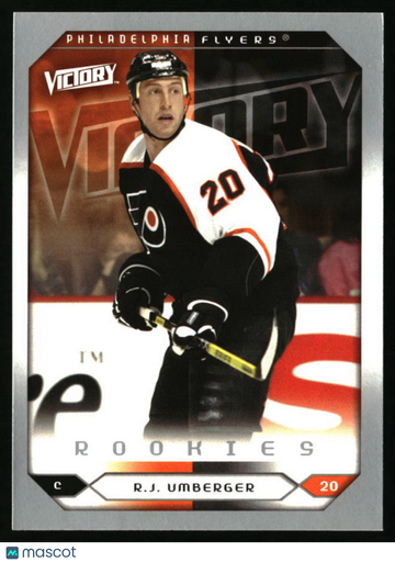 2005-06 Upper Deck R.J. Umberger #273 2005-06 Upper Deck Victory Update Philadelphia Flyers