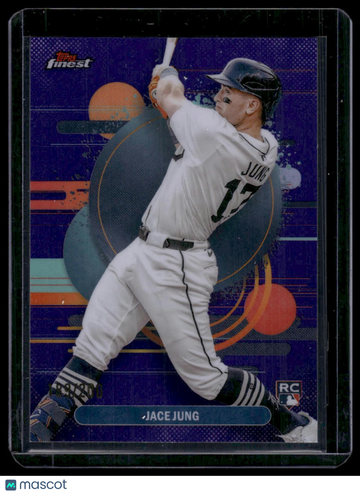 2024 Topps Finest Jace Jung #191 Purple /200 RC