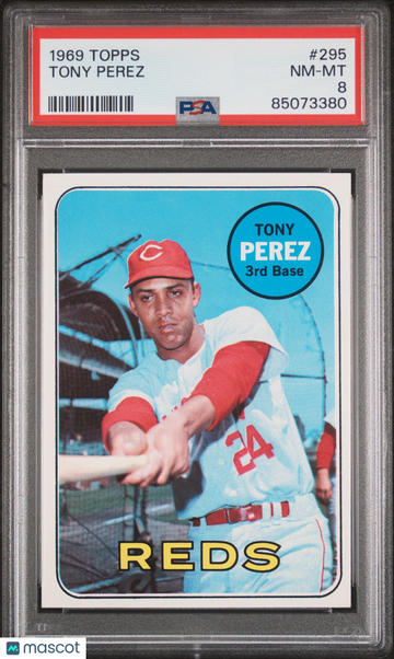 1969 Topps Tony Perez #295 PSA 8