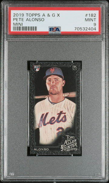 2019 Topps Allen and Ginter X Mini Pete Alonso #182 PSA 9