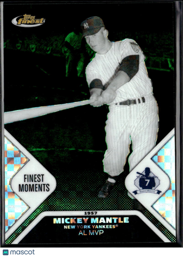 Mickey Mantle 2006 Topps Finest Finest Moments Refractor New York Yankees