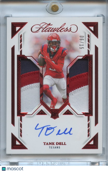 2023 Tank Dell Patch Rookie Panini Authentic