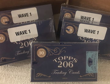 2021 Topps 206 Wave 1 - 5 Boxes