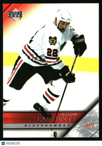 2005-06 Upper Deck Martin Lapointe #288 Chicago Blackhawks