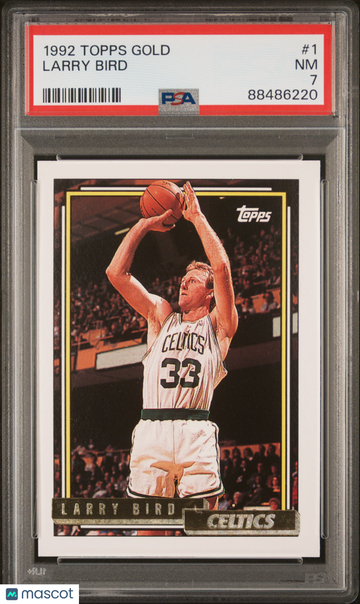 1992 Topps Gold Larry Bird #1 PSA 7