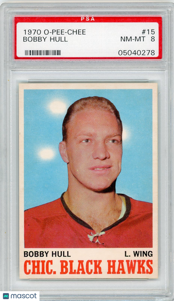 1970 O-Pee-Chee Bobby Hull #15 PSA 8