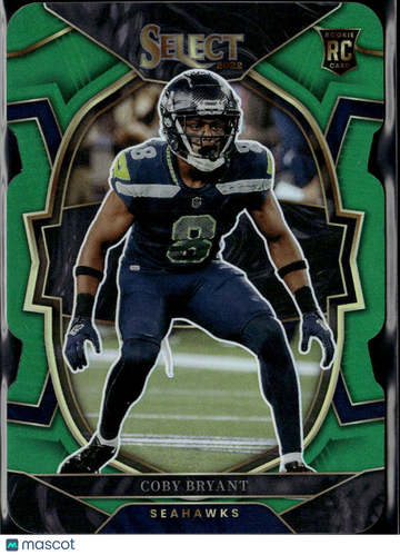 2023 Panini Select Prizm Concourse Coby Bryant #3 Green /5 RC