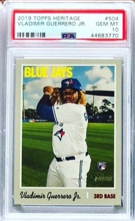 2019 Topps Heritage High Number Vladimir Guerrero Jr RC PSA 10 Qty