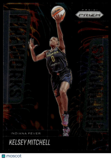 2025 Panini Prizm WNBA Kelsey Mitchell #6 Fireworks