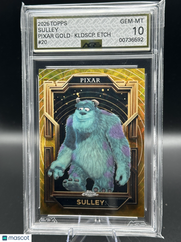 2025 Topps Chrome Pixar GOLD AGS 10