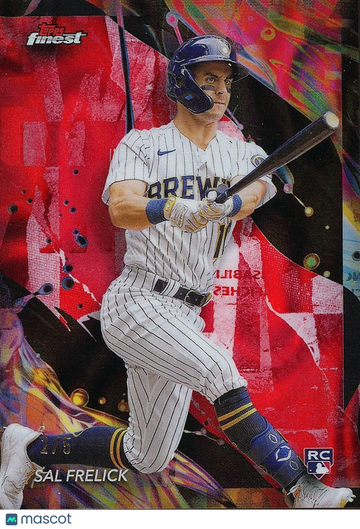 2024 Topps Finest Sal Frelick #134 Red Refractor Rookie