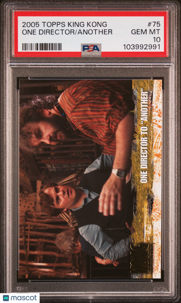 2005 Topps King Kong Jack Black Peter Jackson #75 PSA 10