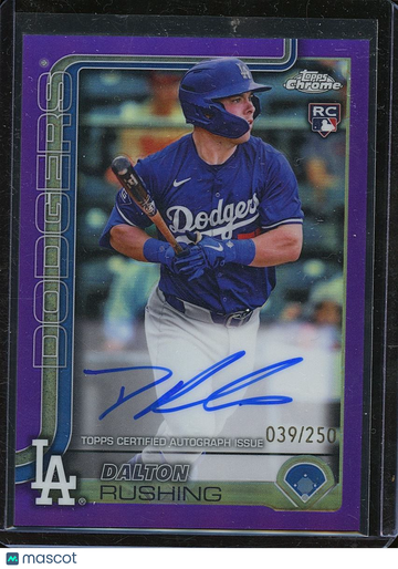 2025 Dalton Rushing Chrome Rookie Topps