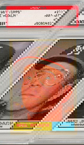1961 Topps Mel Roach #217 PSA 8 P1307