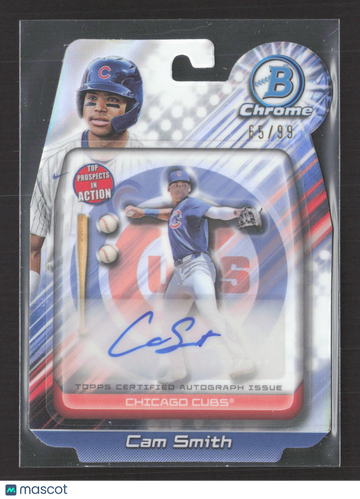 2024 Bowman Draft Chrome Bowman In Action Cam Smith #BIA-CS /99