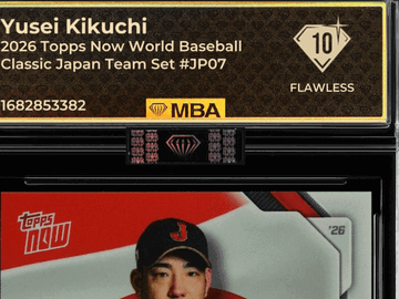 2026 Topps Now World Baseball Classic Yusei Kikuchi #JP07 Japan Team Set MBA 10
