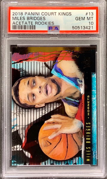 2018 Panini Court Kings Acetate Rookies Miles Bridges RC PSA 10 POP 3!