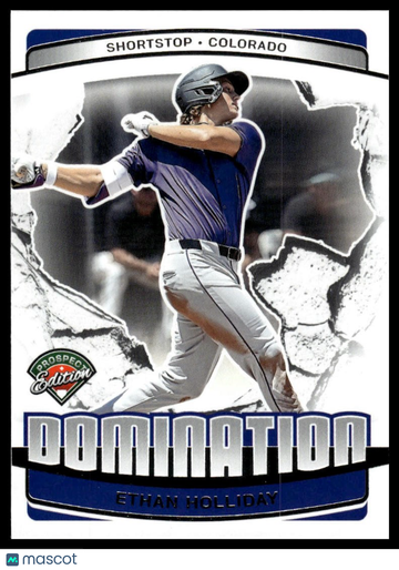 2025 Panini Prospect Edition Ethan Holliday #1 Domination
