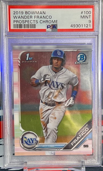 2019 Bowman Chrome Wander Franco PSA 9