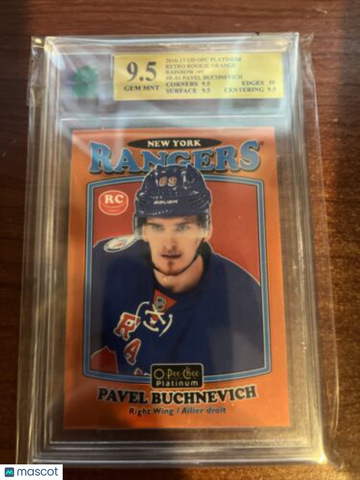 2016-17 O-Pee-Chee Platinum Pavel Buchnevich #R-84 Rookie MNT 9.5
