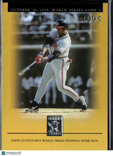 David Justice 2003 Topps Tribute /100 Atlanta Braves