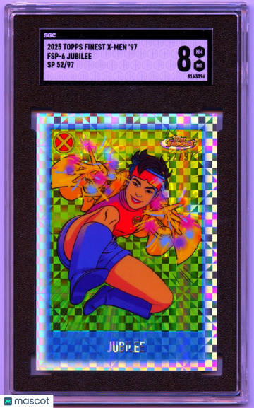 2025 Topps Finest X-Men '97 Jubilee #FSP-6 SGC 8