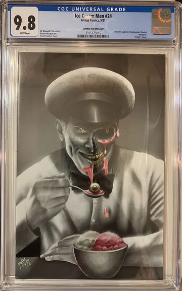 ICE CREAM MAN # 24  IMAGE COMICS 2021  SANCHEZ VARIANT COVER CGC 9.8 WHITE  PAGES ANTI HERO GALLERY HEATSEEKERS COMICS
