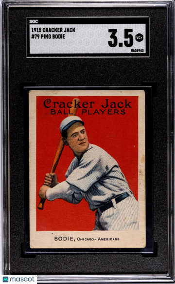 1915 Cracker Jack Ping Bodie #79 SGC 3.5