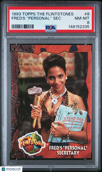 1993 Topps The Flintstones Halle Berry #8 PSA 8