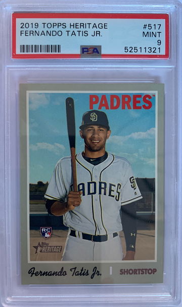 2019 Topps Heritage Fernando Tatis Jr. PSA 9