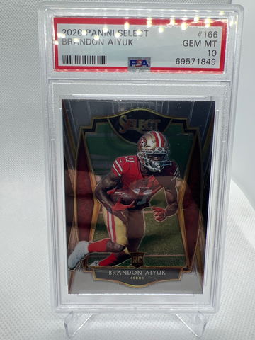 2020 Panini Select Brandon Aiyuk RC PSA 10