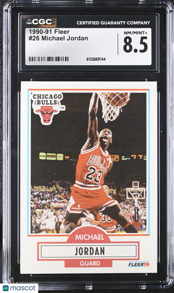 1990-91 Fleer Michael Jordan #26 CGC 8.5