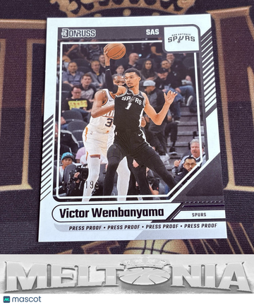 2024-25 Donruss Victor Wembanyama #6 Press Proof Purple SN