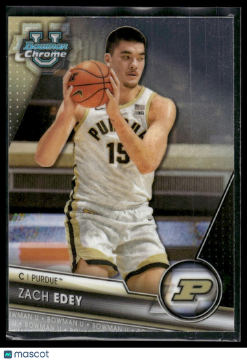 2023-24 Bowman University Chrome Zach Edey #71