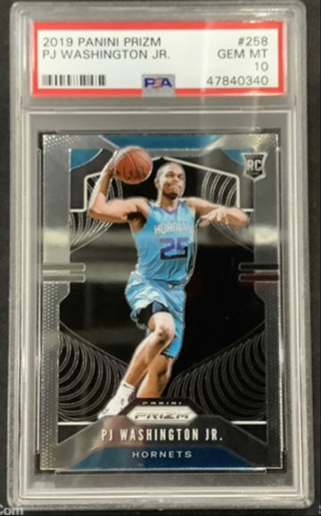 2019 Panini Prizm PJ Washington PSA 10