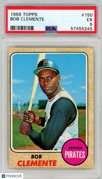 1968 Topps Bob Clemente #150 PSA 5